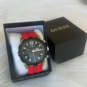 New GUESS Black Dial Men Analog Watch - U0864G7M